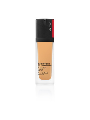 Shiseido Synchro Skin Self-Refreshing Foundation дълготраен фон дьо тен SPF 30 цвят 360 Citrine 30 мл.