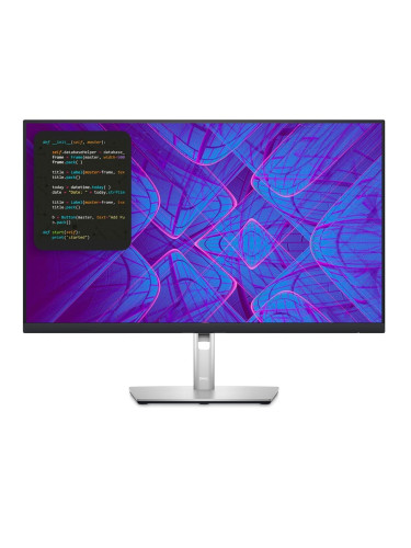 Монитор Dell P2723QE (210-BDFZ), 27" (68.58 cm) IPS панел, Ultra HD, 5ms, 350cd/m2, DisplayPort, HDMI, USB-C, LAN