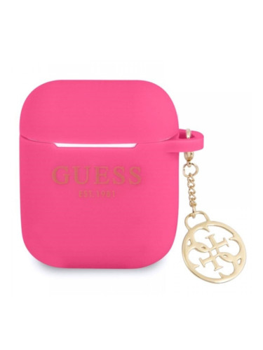 Apple Airpods / AirPods 2 Guess Charm Collection, GUA2LSC4EF, розов