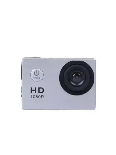 Водоустойчива спортна камера D600 с 2 инча LED 1080P HD дисплей, Сив