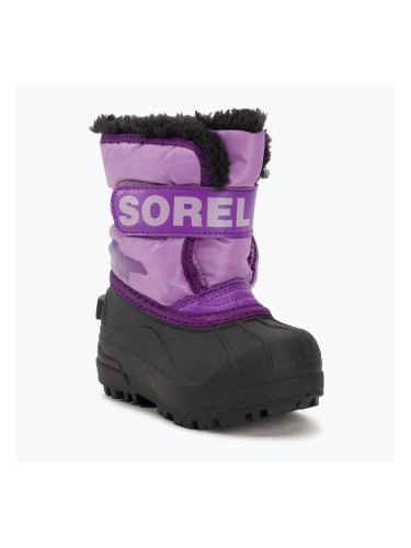 Детски ботуши за сняг Sorel Snow Commander gumdrop/purple violet