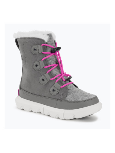 Sorel Sorel Explorer Lace каменоломна/ярка лавандула юношески ботуши за сняг