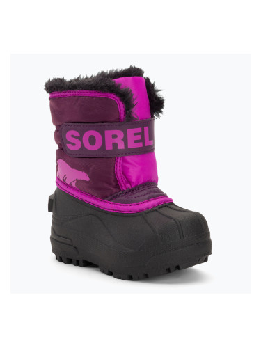 Детски ботуши за сняг Sorel Snow Commander purple dahlia/groovy pink