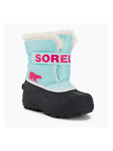 Sorel Snow Commander junior ботуши за сняг ocean surf/cactus pink