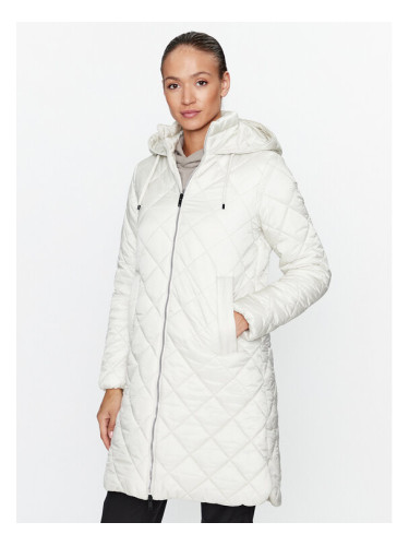 CMP Зимно палто 33K3696 Бял Regular Fit