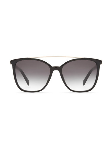 Max Mara MM Hinge Ii/G 807/9O 55 - квадратна слънчеви очила, дамски, черни