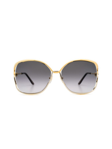 Cartier Ct0225S 001 60 - квадратна слънчеви очила, дамски, златни