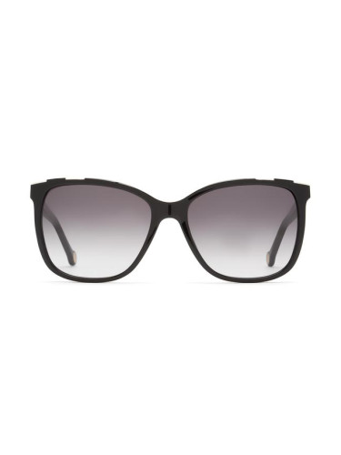 Carolina Herrera She795 0700 57 - квадратна слънчеви очила, дамски, черни