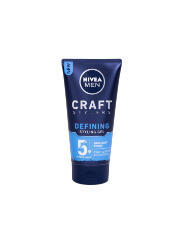 Nivea Men Craft Stylers Defining Semi-Matt Гел за коса за мъже 150 ml