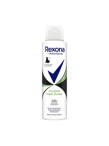 Rexona MotionSense Invisible Fresh Power 48H Антиперспирант за жени 150 ml