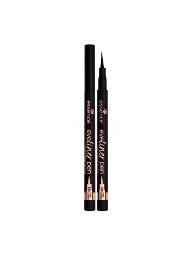 Essence Eyeliner Pen Extra Long-Lasting Waterproof Очна линия за жени 1,1 ml Нюанс 010 Blackest Black