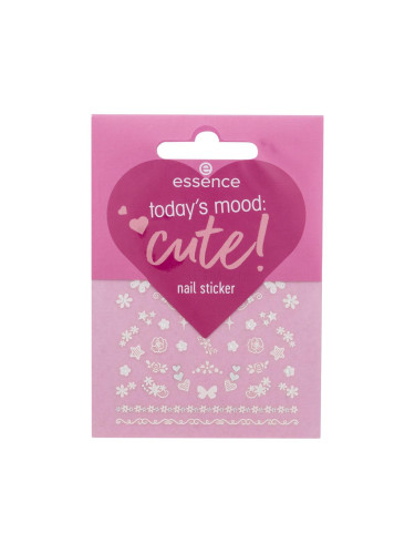 Essence Nail Stickers Today's Mood: Cute! Декорация за нокти за жени Комплект
