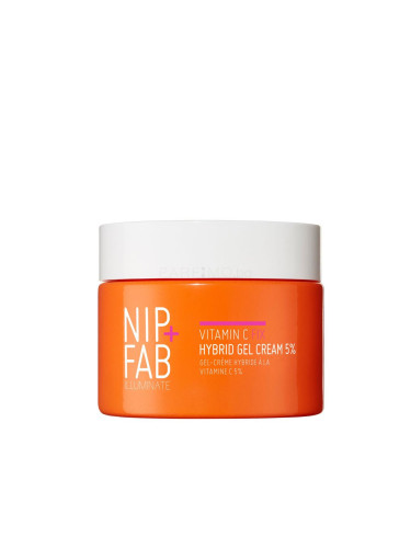 NIP+FAB Illuminate Vitamin C Fix Hybrid Gel Cream 5% Дневен крем за лице за жени 50 ml