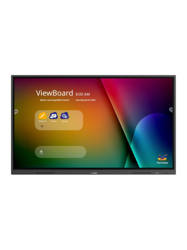 Интерактивен дисплей ViewSonic IFP6532-2, 65" (165.1 cm) 4K UHD мулти-тъч дисплей, HDMI, VGA, USB, RS232, LAN