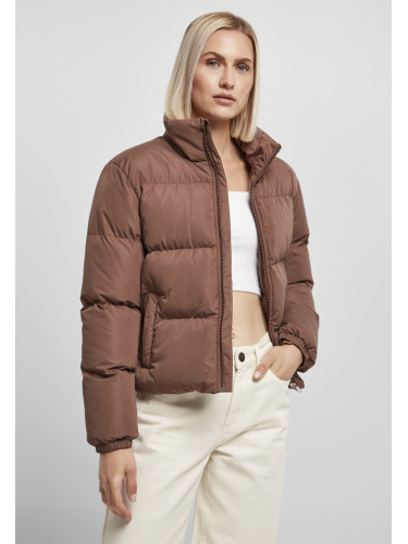 Дамско яке в кафяв цвят Urban Classics Peached Puffer