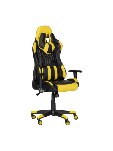 Геймърски стол   - черен - жълт