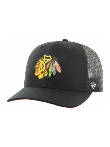 Chicago Blackhawks NHL '47 Ballpark Trucker Black Хокейна шапка с козирка