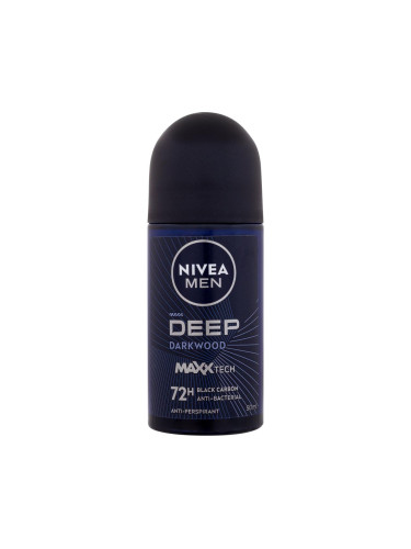 Nivea Men Deep Black Carbon 72H Антиперспирант за мъже 50 ml