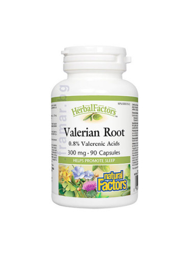 ВАЛЕРИАНА КОРЕН капсули 300 мг * 90 НАТУРАЛ ФАКТОРС