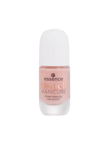 Essence French Manicure Sheer Beauty Nail Polish Лак за нокти за жени 8 ml Нюанс 01 Peach Please!