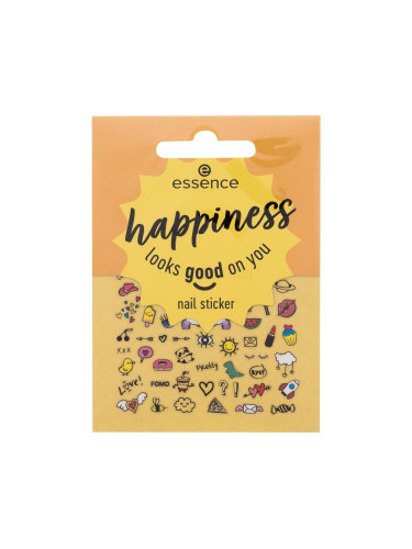 Essence Nail Stickers Happiness Looks Good On You Декорация за нокти за жени Комплект