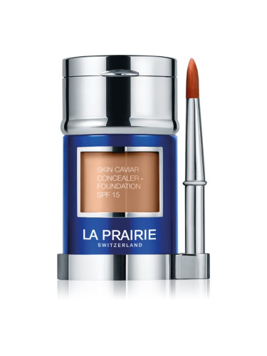 La Prairie Skin Caviar Concealer Foundation грим и коректор SPF 15 цвят W-50 Mocha 30 мл.