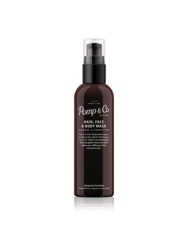 Pomp & Co Hair and Body Wash душ гел и шампоан 2 в 1 100 мл.