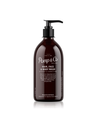 Pomp & Co Hair and Body Wash душ гел и шампоан 2 в 1 1000 мл.