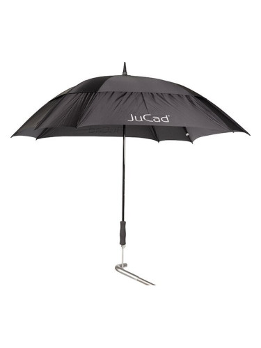 Jucad Telescopic Windproof With Pin Чадър Black