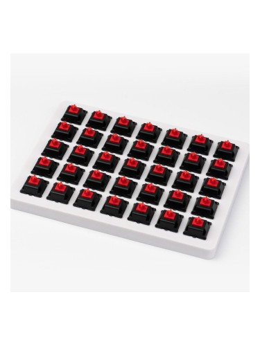 Суичове за механична клавиатура Keychron Cherry MX Red Switch Set 35 броя, червени