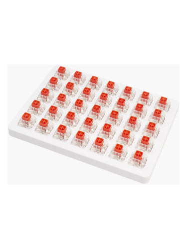 Суичове за механична клавиатура Keychron Kailh Box Red, Switch Set 35 броя, червени