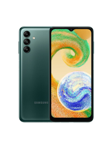 Смартфон Samsung SM-A047 Galaxy A04s (зелен), поддържа 2 sim карти, 6.5" (16.51 cm) PLS 90 Hz дисплей, осемядрен Exynos 850 2.0 GHz, 3GB RAM, 32GB Flash памет, 50.0 + 2.0 + 2.0 & 5.0 MPix камера, Android, 195 g