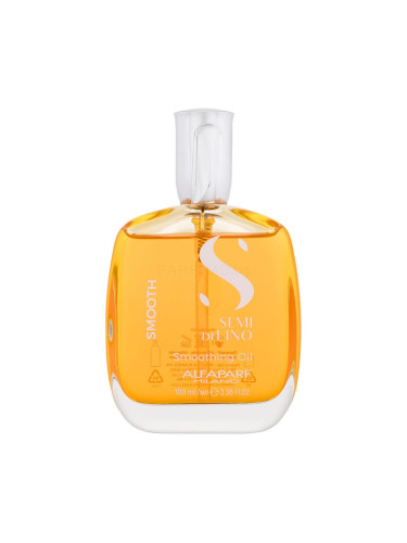 ALFAPARF MILANO Semi Di Lino Smooth Smoothing Oil Масла за коса за жени 100 ml