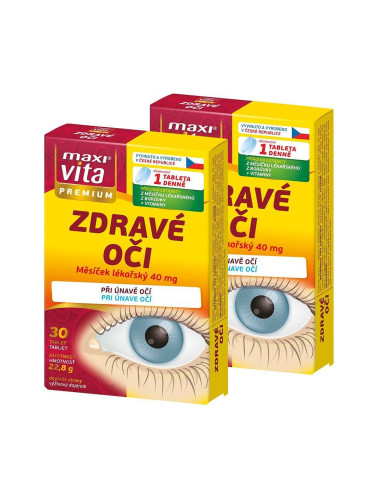 Здрави очи, 2 броя x 30 таблетки, Maxi Vita - Чехия