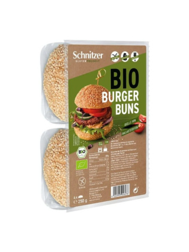 SCHNITZER БИО Хамбургер питки без глутен 250 г