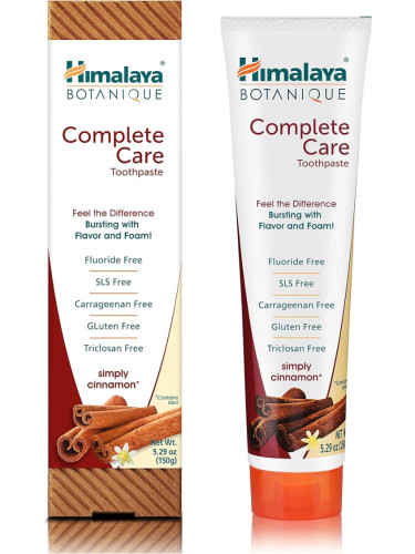 BOTANIQUE Паста за зъби за цялостна грижа  КАНЕЛА, Himalaya Wellness, 150 g