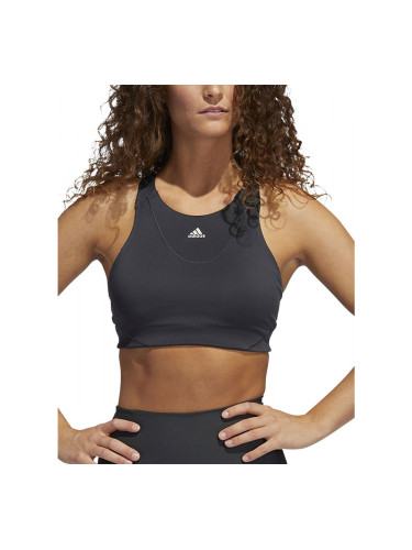 ADIDAS Medium-Support High-Neck Yoga Bra Black