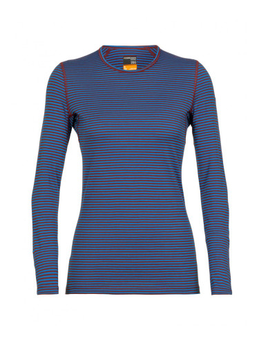 Мерино фланела - Icebreaker - Womens Merino 200 Oasis LS Crewe Thermal Top /22