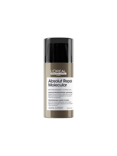 L'Oréal Professionnel Absolut Repair Molecular Professional Leave-In Mask Маска за коса за жени 100 ml