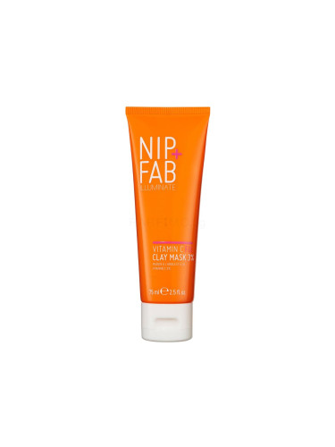 NIP+FAB Illuminate Vitamin C Fix Clay Mask 3% Маска за лице за жени 75 ml