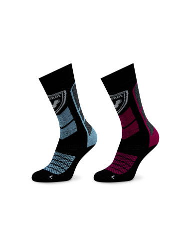 Комплект 2 чифта чорапи за ски Rossignol Termotech 2P RLMWX05 Черен