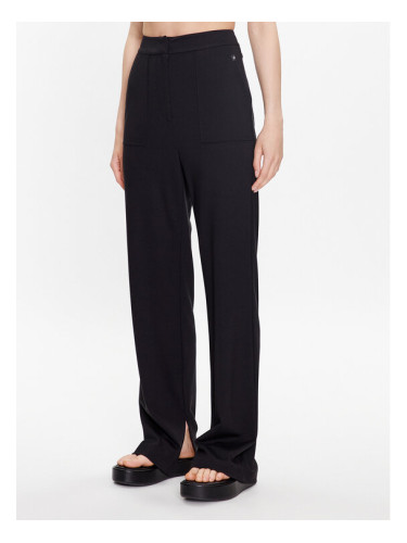 Calvin Klein Jeans Текстилни панталони J20J221300 Черен Regular Fit