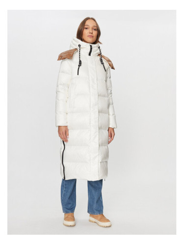 Deha Зимно палто D93583 Екрю Regular Fit