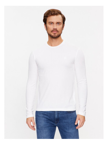Trussardi Тениска с дълъг ръкав 52T00763 Бял Regular Fit