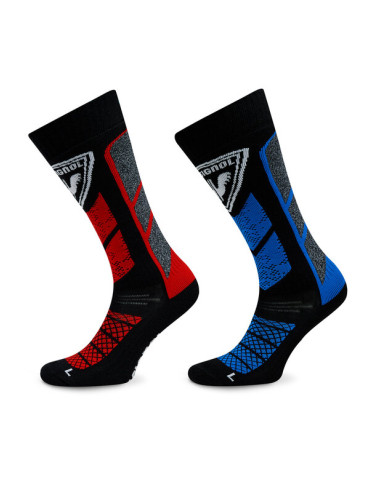 Rossignol Комплект 2 чифта чорапи за ски Thermotech 2P RLMMX04 Черен