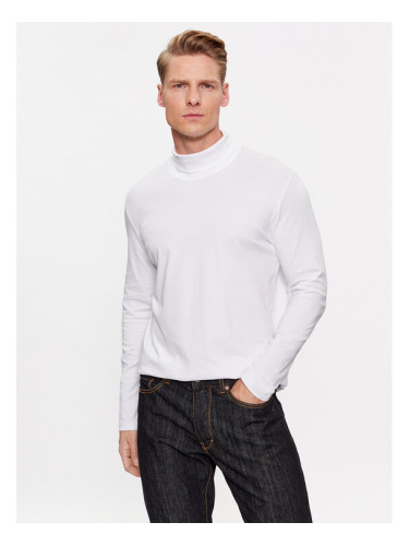 Jack&Jones Поло 12243471 Бял Standard Fit