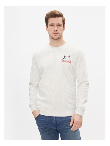 Jack&Jones Суитшърт 12248906 Сив Standard Fit