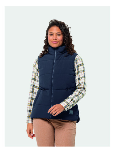 Jack Wolfskin Жилетка за костюм White Frost Vest 1207371 Тъмносин Regular Fit