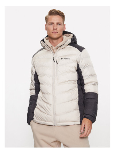 Columbia Пухено яке Labyrinth Loop™ Hooded Jacket Екрю Regular Fit