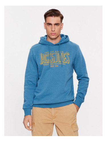 Jack&Jones Суитшърт 12251306 Син Standard Fit